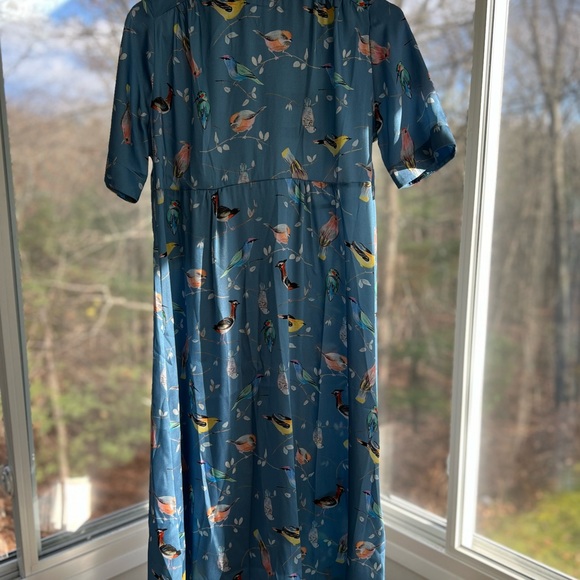 Pietro Brunelli “Tiffany” Bird Print Maternity Dress.   New With Tags. NWT - Picture 1 of 8